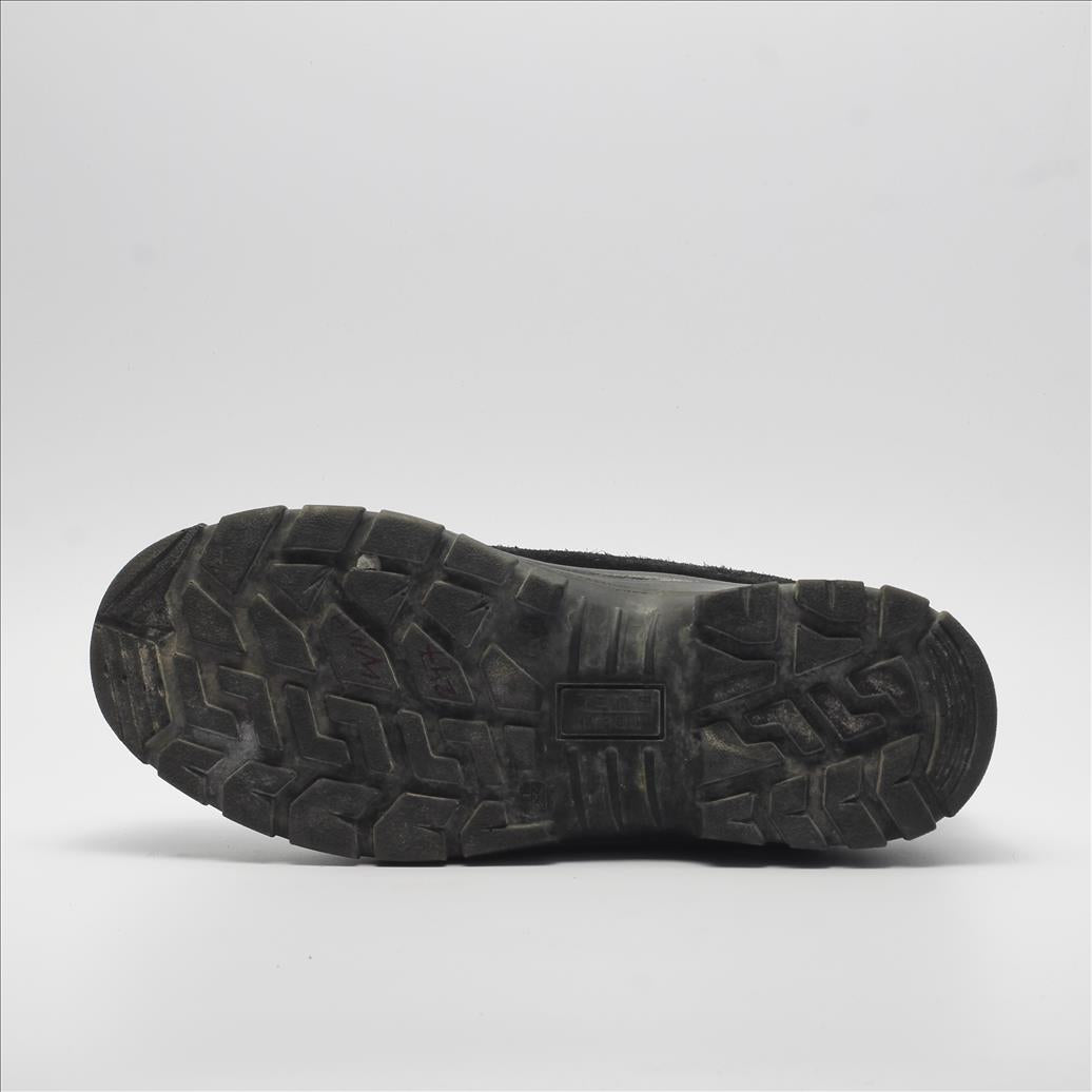 BLACK SUEDE STEEL TOE SAFETY SHOES (Original USA Imported)