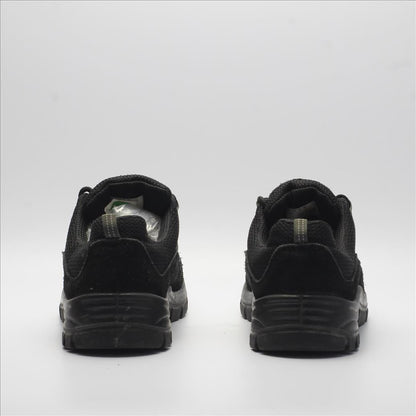 BLACK SUEDE STEEL TOE SAFETY SHOES (Original USA Imported)