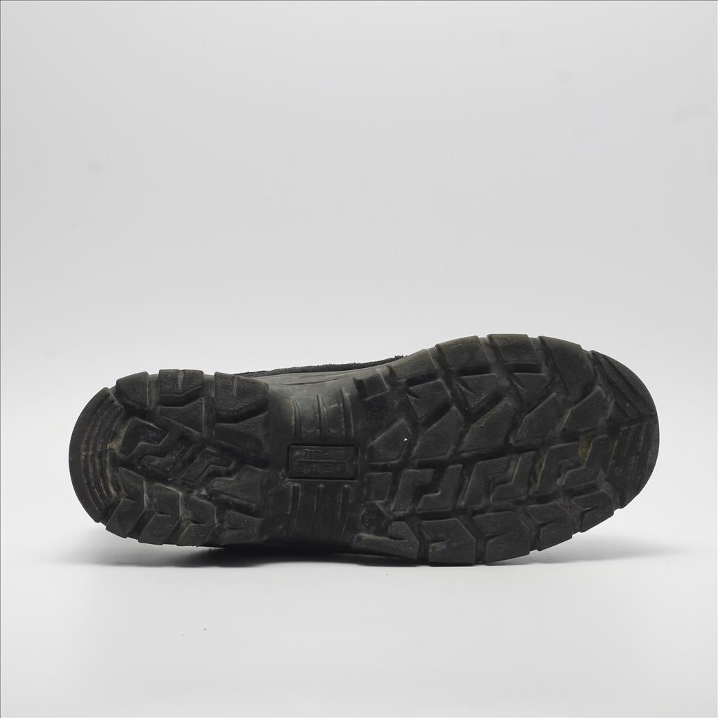 BLACK SUEDE STEEL TOE SAFETY SHOES (Original USA Imported)