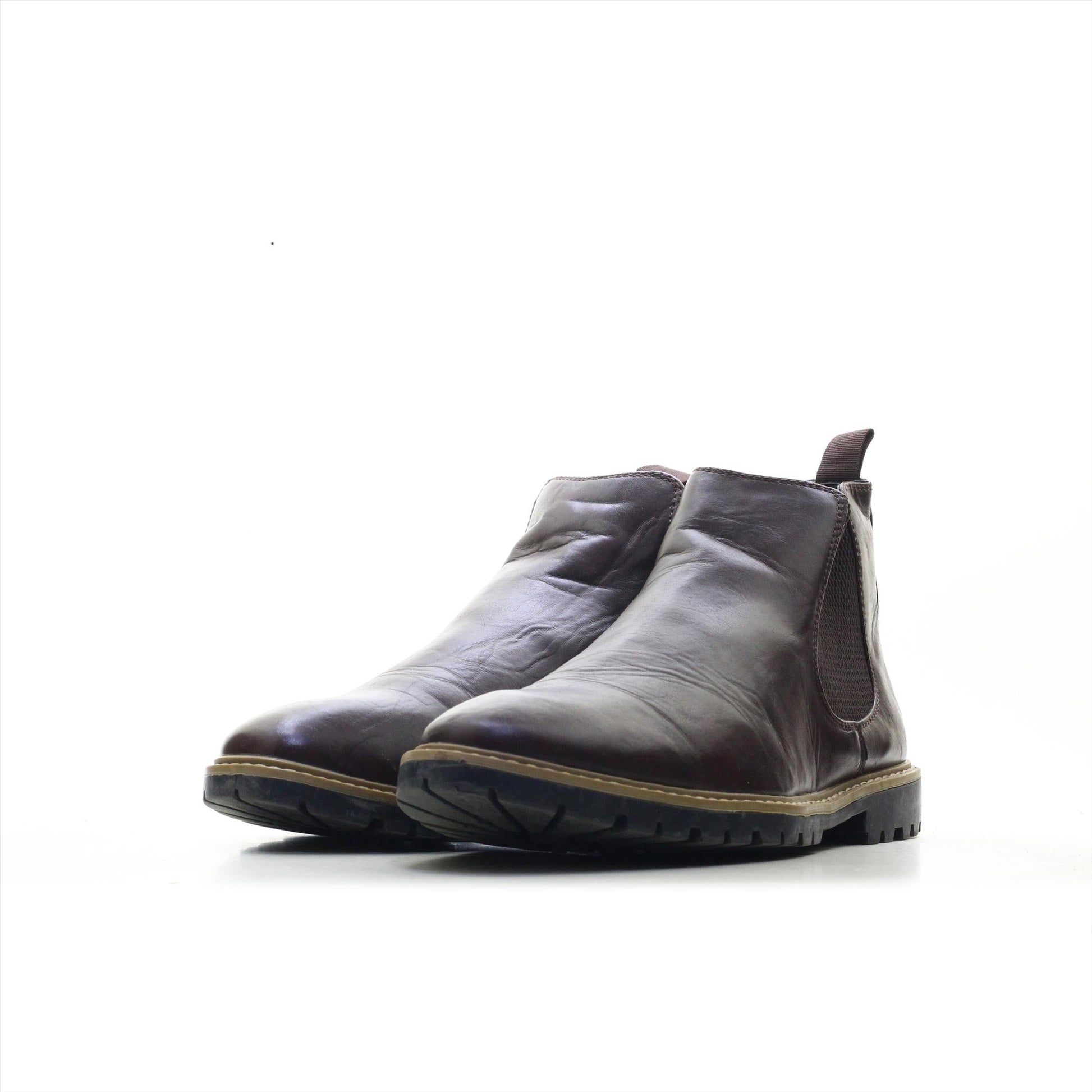 PRIMARK CHELSEA LEATHER BOOTS (Original USA Imported)