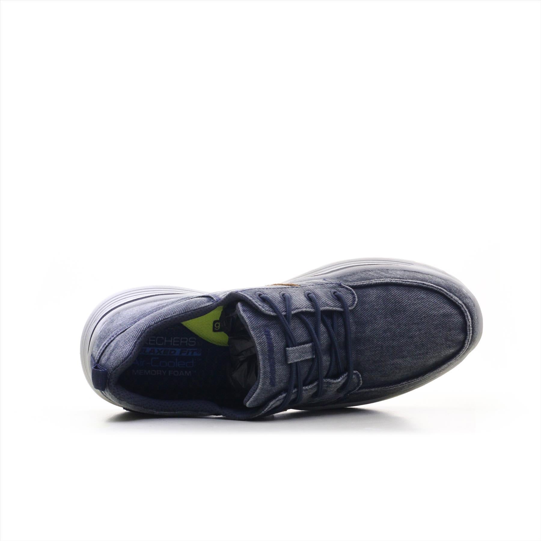 Skechers Relaxed Fit Air Cooled Memory Foam Denim (ORIGINAL)