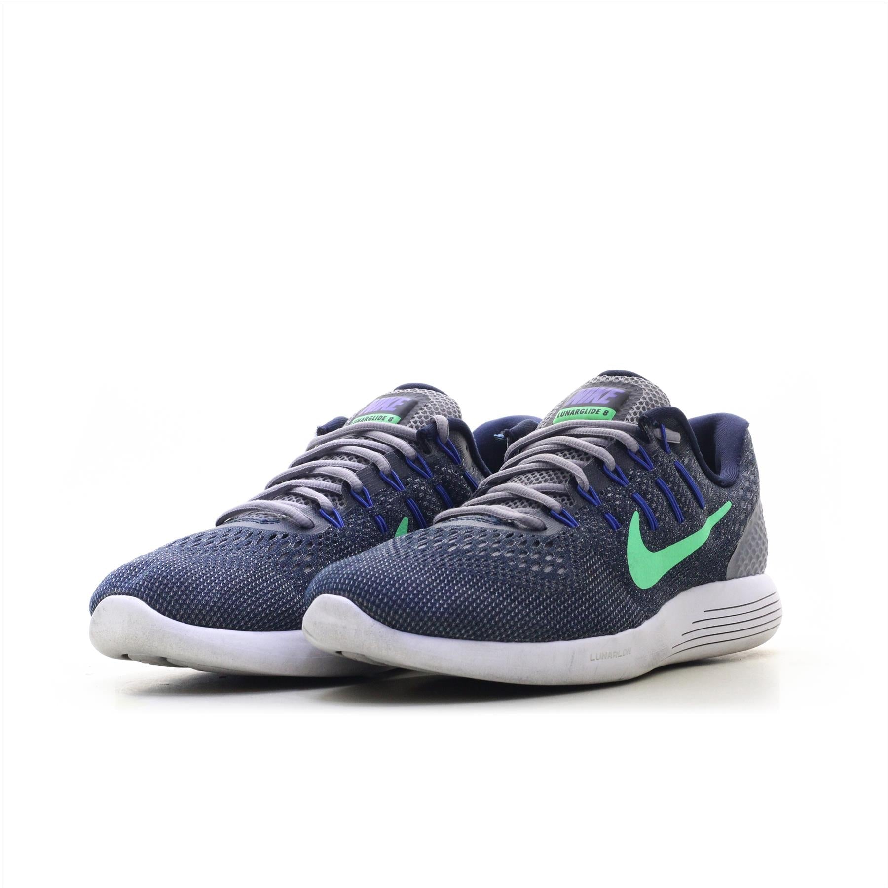 Nike lunarglide 8 blue sales