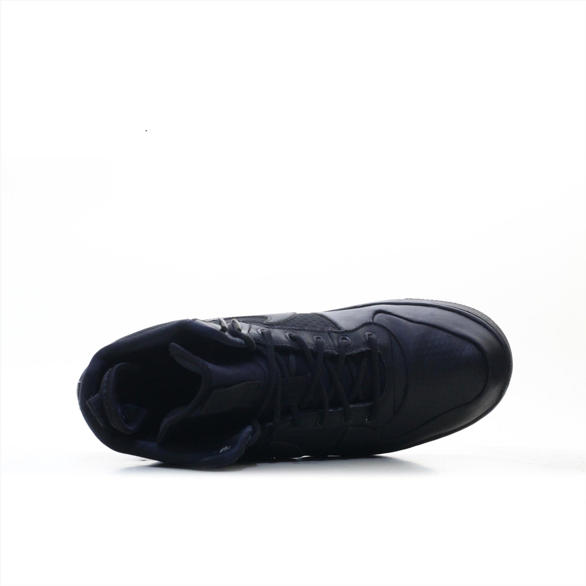 NIKE COURT BOROUGH MID TRIPPLE BLACK (Original USA Imported)