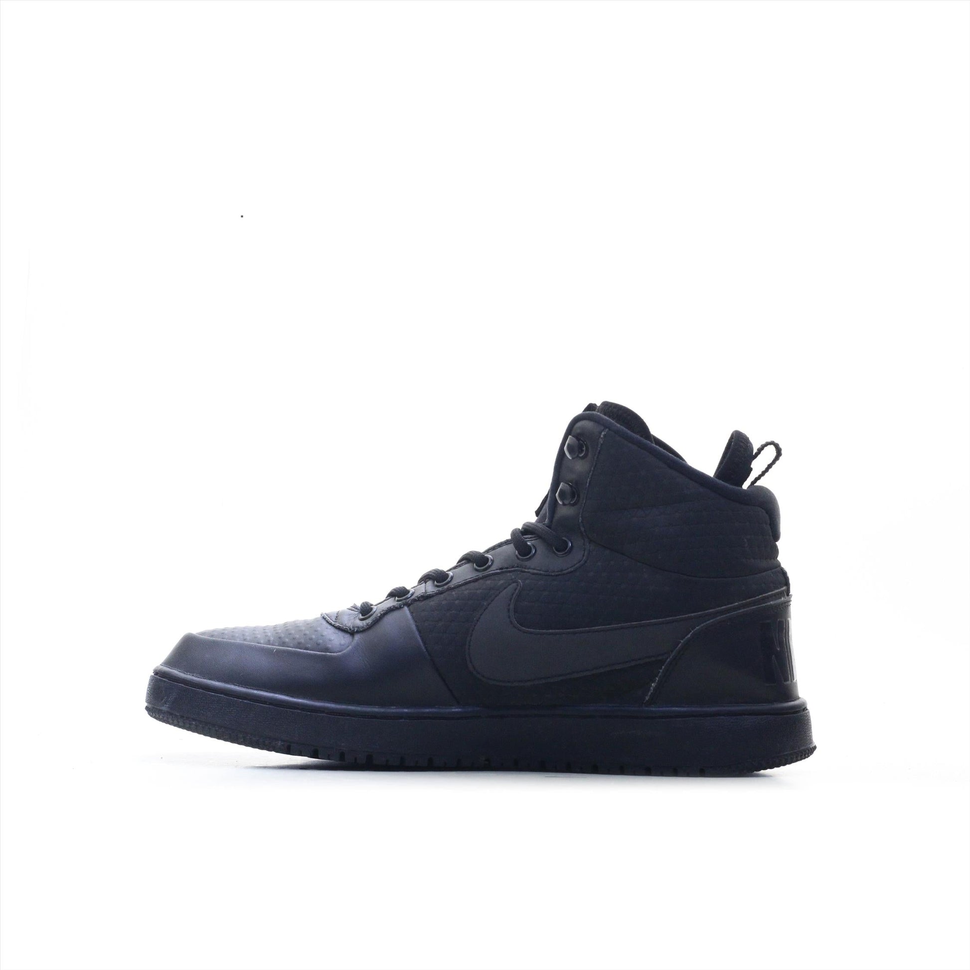 NIKE COURT BOROUGH MID WINTER TRIPPLE BLACK (Original USA Imported)