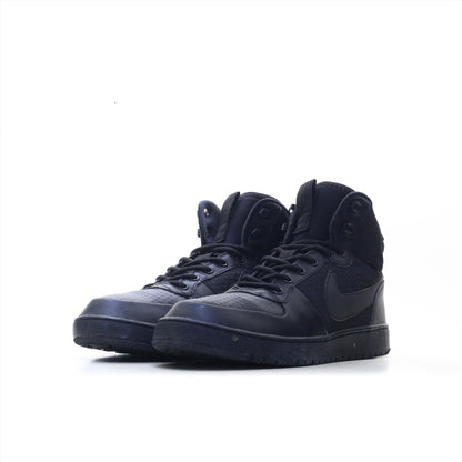 NIKE COURT BOROUGH MID WINTER TRIPPLE BLACK (Original USA Imported)