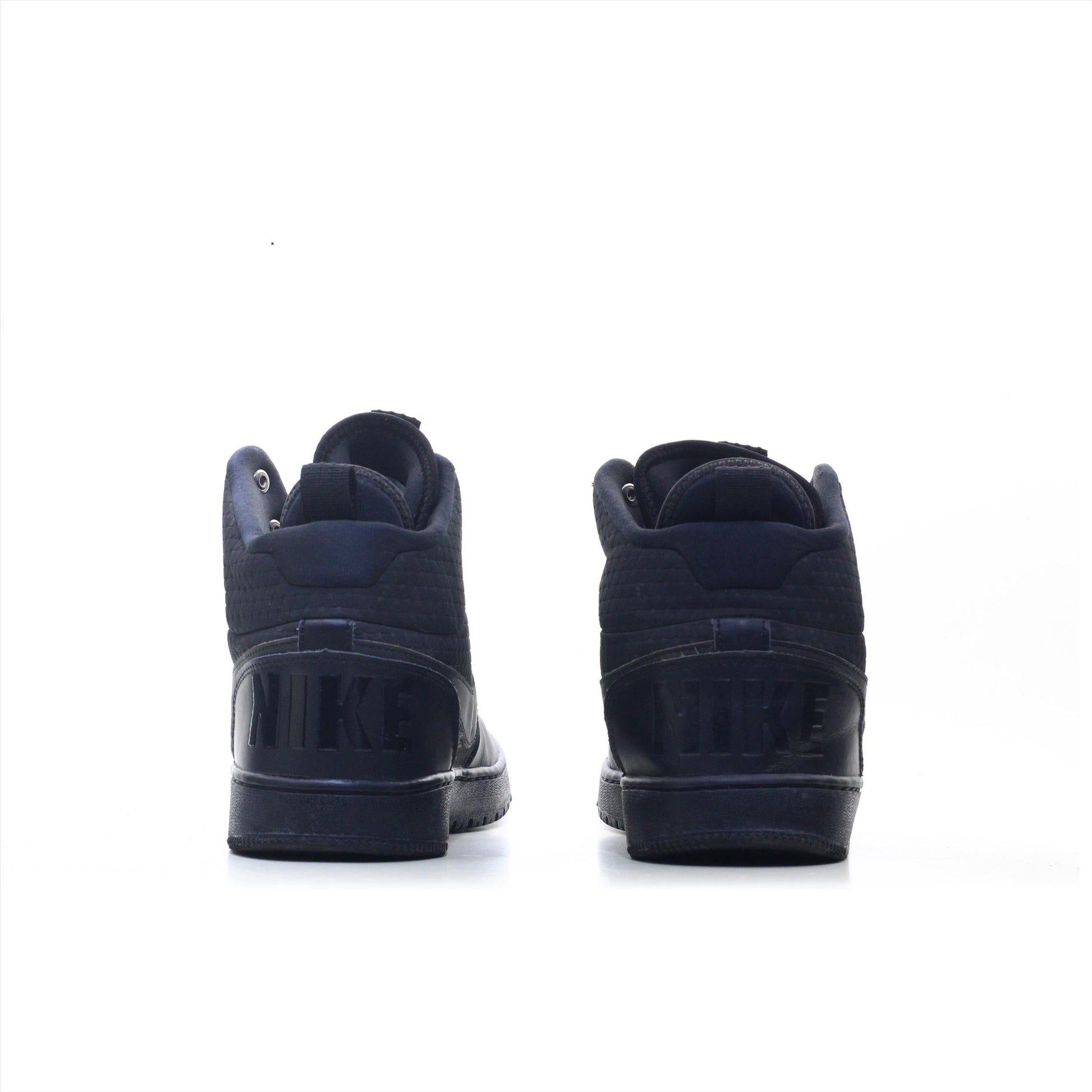 NIKE COURT BOROUGH MID WINTER TRIPPLE BLACK (Original USA Imported)